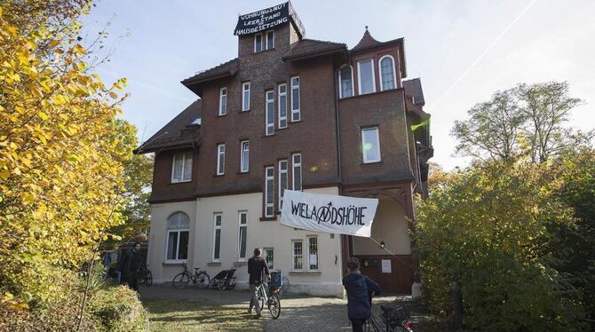 Protest gegen Leerstand: Das Haus auf dem Österberg war vier Tage lang besetzt.