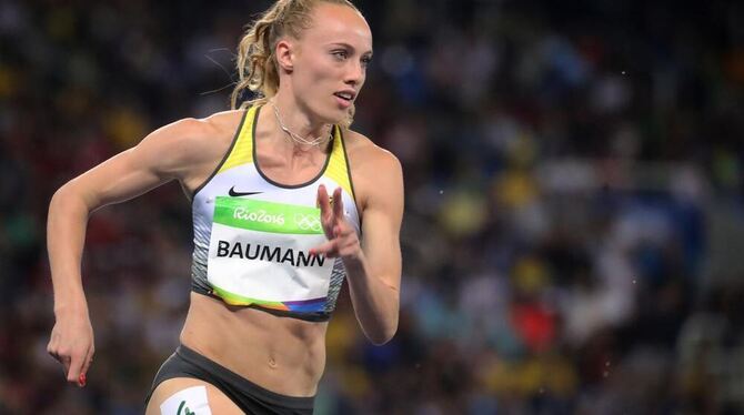 Ihr soll in dieser Saison die Luft nicht ausgehen: Hürdenläuferin Jackie Baumann.