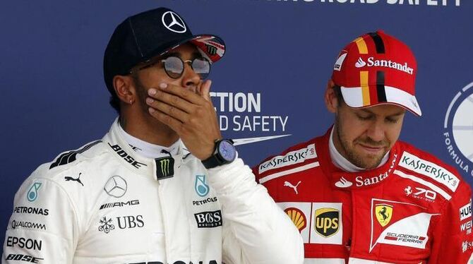 Sebastian Vettel nimmt den GP von Großbritannien vom dritten Platz aus in Angriff. Foto: Frank Augstein