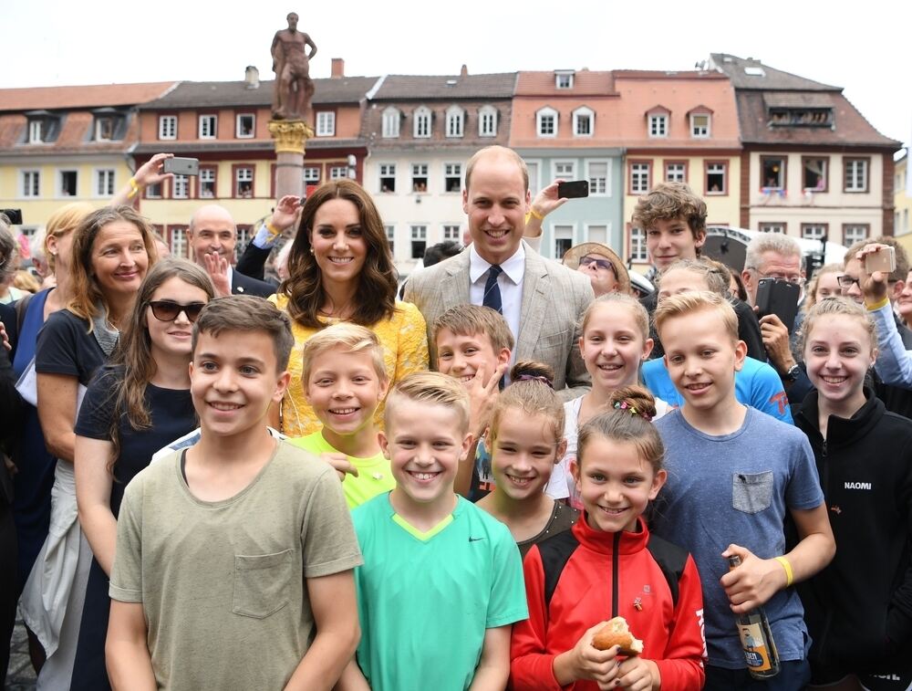 Prinz William und Herzogin Kate in Heidelberg