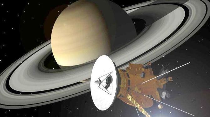 Nach rund 20 Jahren hat die Nasa-Sonde »Cassini« ausgedient. Foto: DLR