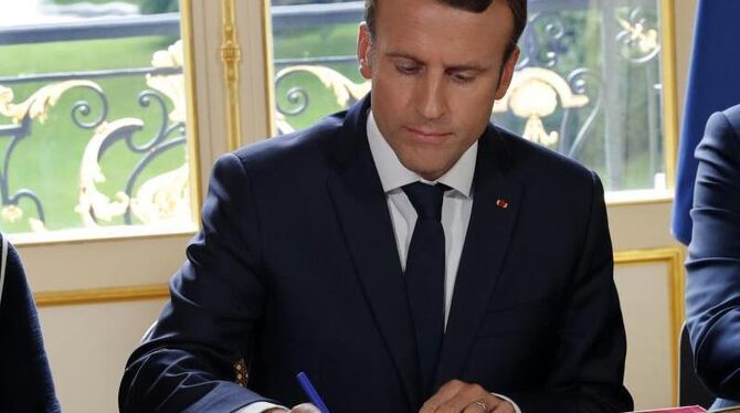 Der sozialliberale Staatschef Emmanuel Macron will mit der Lockerung des Arbeitsrechts dazu beitragen, die hohe Arbeitslosigk