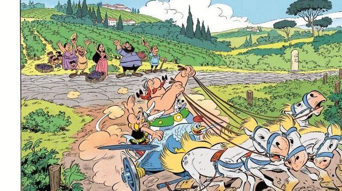 Asterix und Obelix erleben ein neues Abenteuer in Italien. Foto: Egmont Ehapa Verlag