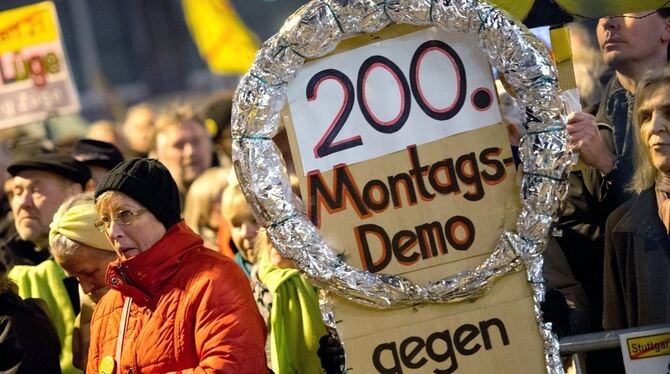 Die 200. Montagsdemo gegen Stuttgart 21 machte deutlich, dass der Protest lebendig geblieben ist.