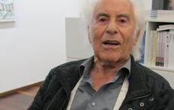 PEBE bei der Ausstellung zu seinem 90. Geburtstag 2018 in Fellbach. FOTO: CANTRÉ