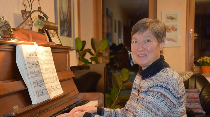 In ihrer Freizeit spielte sie gern Klavier: Sigrid Godbillon war seit den 80er-Jahren ehrenamtlich in der Asylarbeit aktiv und v