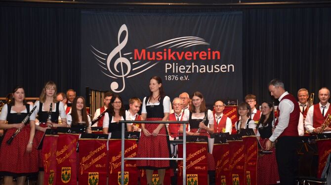 In der Gemeindehalle hat der Musikverein Pliezhausen bei vollem Haus sein Jahreskonzert gegeben.