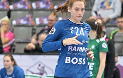 Metzingens Torhüterin Kamilla Kantor ist im Halbfinale mit sechs gehaltenen Siebenmetern die überragende Spielerin. 