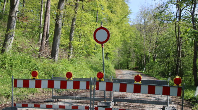 Der Gemeindeverbindungsweg zwischen Dettingen und Hülben bleibt bis Ende des Jahres zu. Was danach kommt, ist noch nicht klar: D