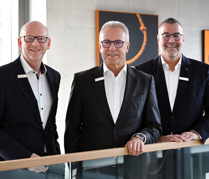 Vorstand der Kreissparkasse Reutlingen (von links): Joachim Deichmann, Michael Bläsius und Martin Bosch. 