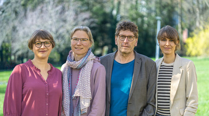 Das Spitzenquartett der GAL Eningen (von links): Katharina Eckert, Regine Gorgas, Albert Weinmann und Jana Stolwijk. FOTO: PR