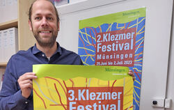 Kulturamtsleiter Yannik Krebs freut sich auf das 3. Klezmer Festival in Münsingen.