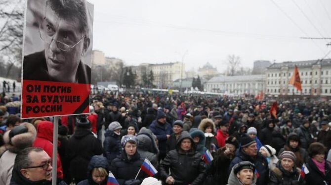 Der Marsch soll auch über die Große Moskwa-Brücke am Kreml führen. Foto: Sergei Ilnitsky