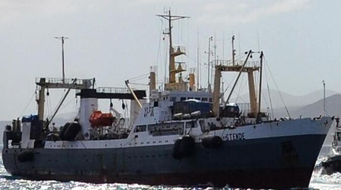 Der russische Fischtrawler »Dalny Vostok« ist vor der Halbinsel Kamtschatka gesunken. Foto: fleetmon.com