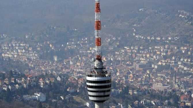 Fernsehturm in Stuttgart: Die Luft in der baden-württembergischen Landeshauptstadt gilt als besonders schadstoffbelastet. Fot
