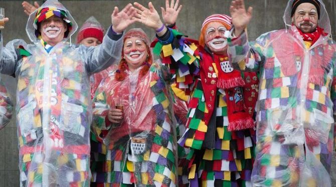 Die Clowns haben in Köln das Lachen nicht verlernt. Foto: Maja Hitij