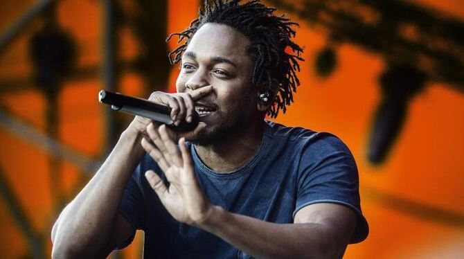 Es könnte sein Abend werden: Rapper Kendrick Lamar. Foto: Simon Laessoee