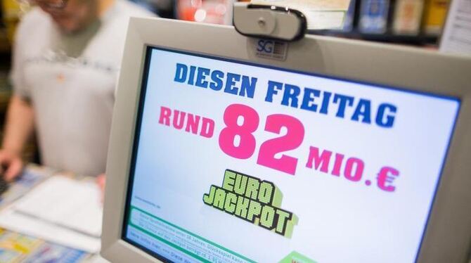Chance auf einen Rekordgewinn: Im Eurojackpot ist die Gewinnsumme auf 82 Millionen Euro angewachsen. Foto: Rolf Vennenbernd