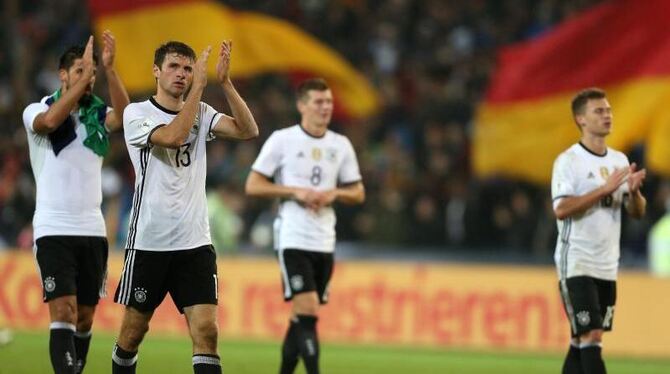 Die DFB-Elf feierte den nächsten Sieg in der WM-Qualifikation. Foto: Friso Gentsch