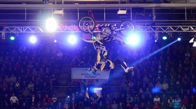 Begeisterte in der Vergangenheit als Freestyler das Stuttgarter Publikum: Kai Haase vom 1. RMC Reutlingen. FOTO: BAUR