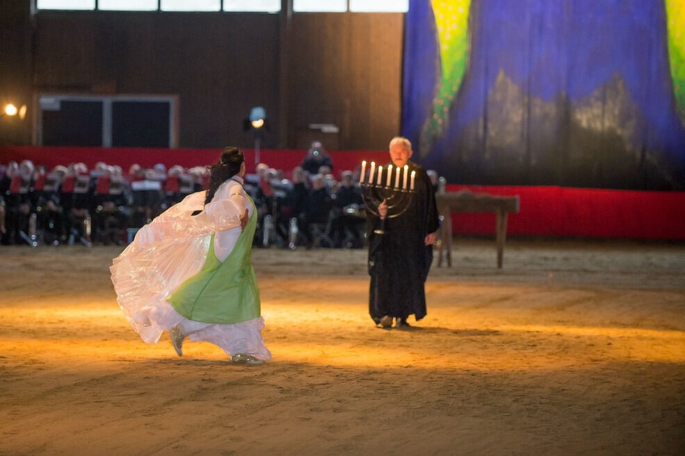 Krippenspiel Lebendige Bilder zur Weihnacht in Marbach 2016