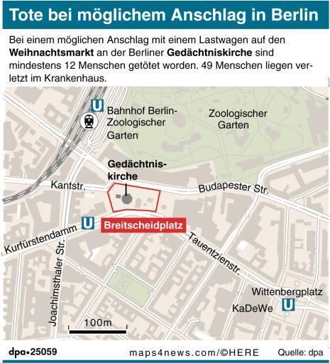 Der Terror von Berlin in Bildern