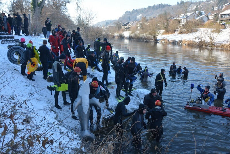 Neckarabschwimmen in Tübingen 2017