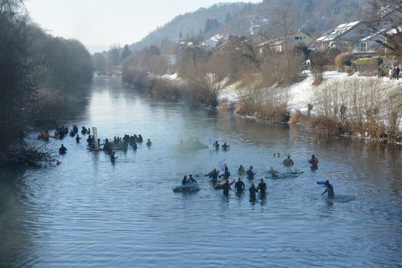 Neckarabschwimmen in Tübingen 2017