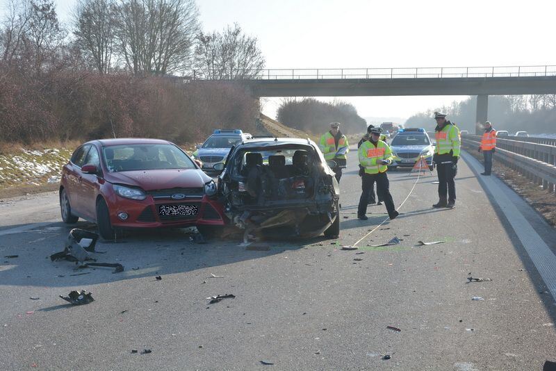 Schwere Unfälle mit elf Verletzten auf der A81 bei Rottenburg