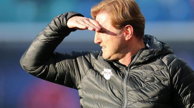 Ralph Hasenhüttl vor dem Spiel in Dortmund: »Wir sind allein auf weiter Flur, die da vorne an den Bayern dran sind.« Foto: Ja