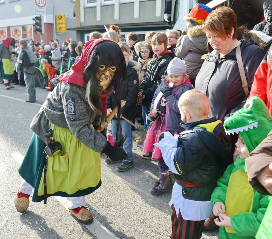 Erster Narrenumzug der Betzinger Krautskräga