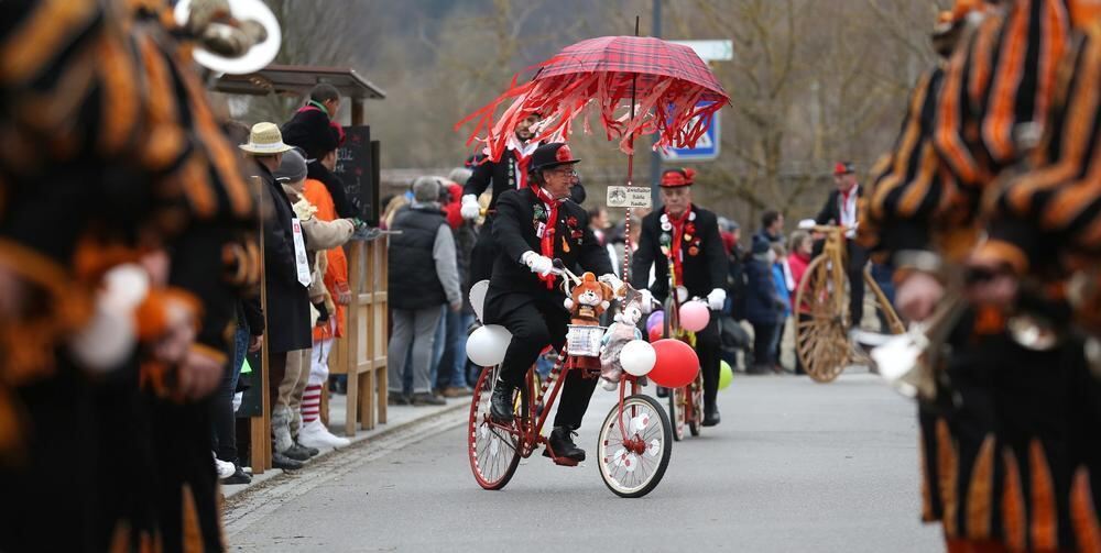 Fasnetsumzug in Zwiefalten.