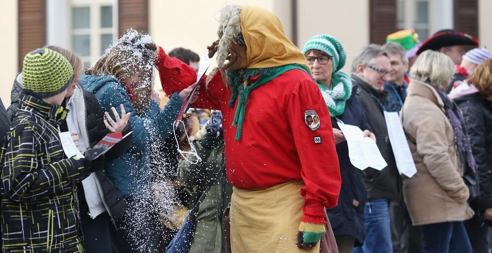 Fasnetsumzug in Zwiefalten.