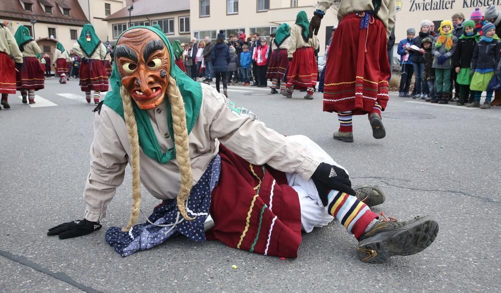 Fasnetsumzug in Zwiefalten.