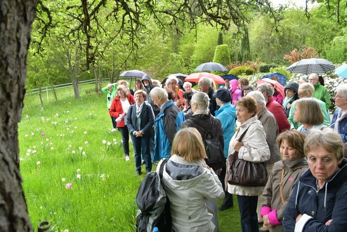 Führung durch das Gartenkunstwerk von Roland Doschka