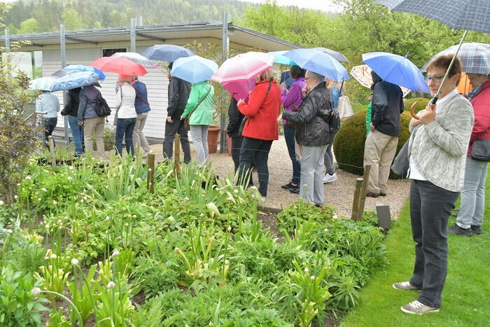 Führung durch das Gartenkunstwerk von Roland Doschka