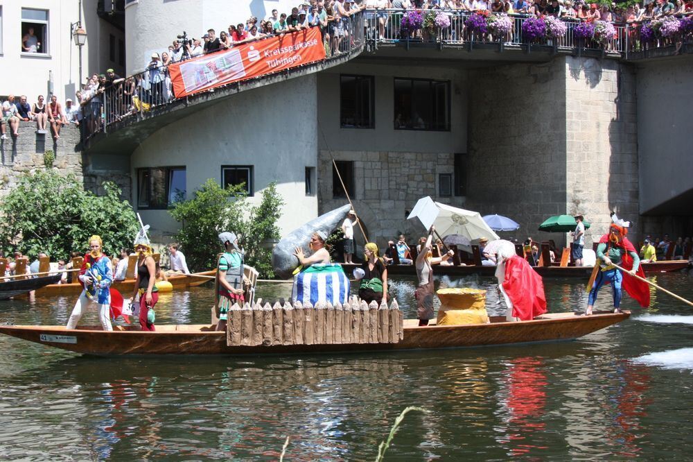 Impressionen vom Stocherkahnrennen 2017