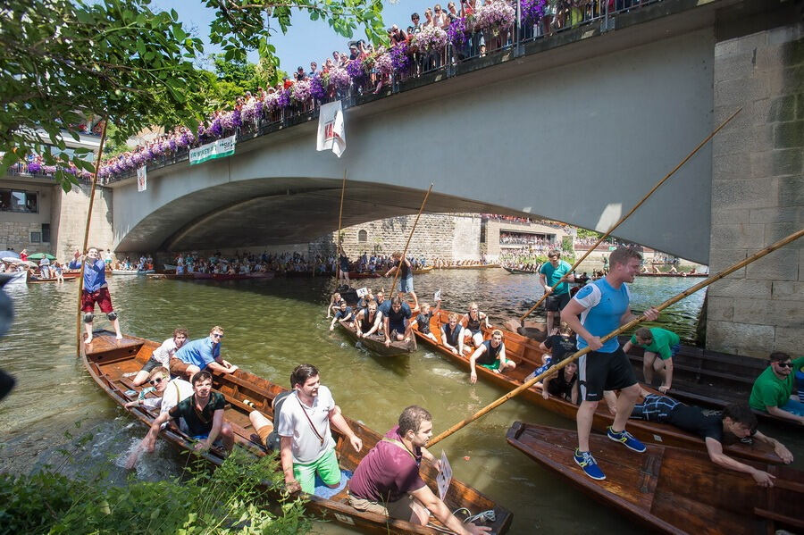 Impressionen vom Stocherkahnrennen 2017