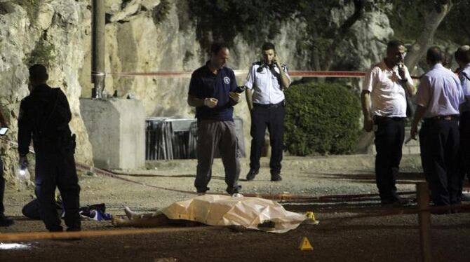 Drei Palästinenser wurden erschossen. Eine israelische Polizistin starb. Foto: Mahmoud Illean