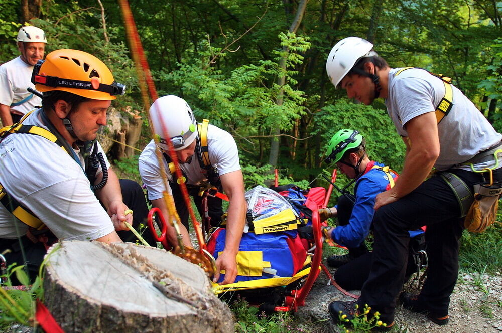 Rettungsübung am Wackerstein