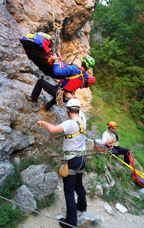 Rettungsübung am Wackerstein