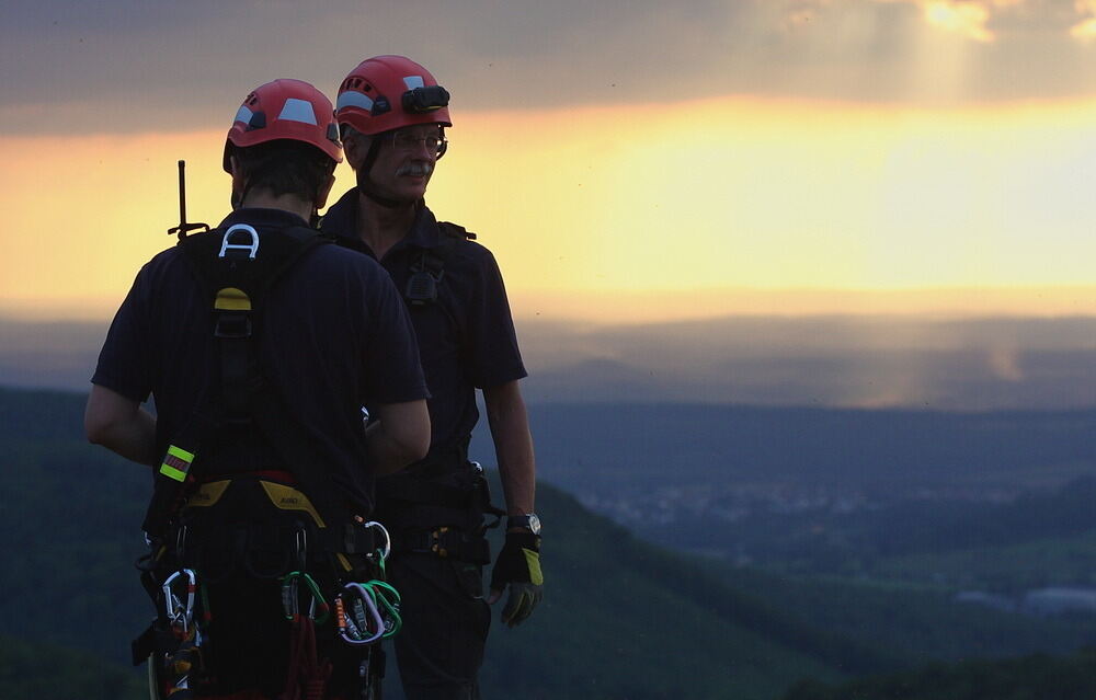 Rettungsübung am Wackerstein