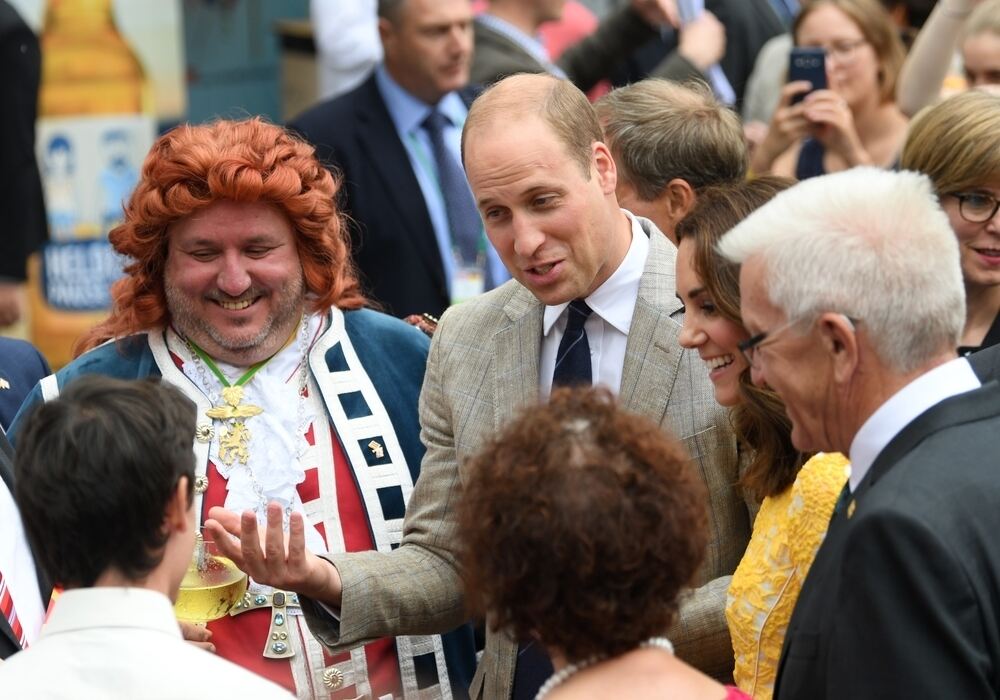 Prinz William und Herzogin Kate in Heidelberg