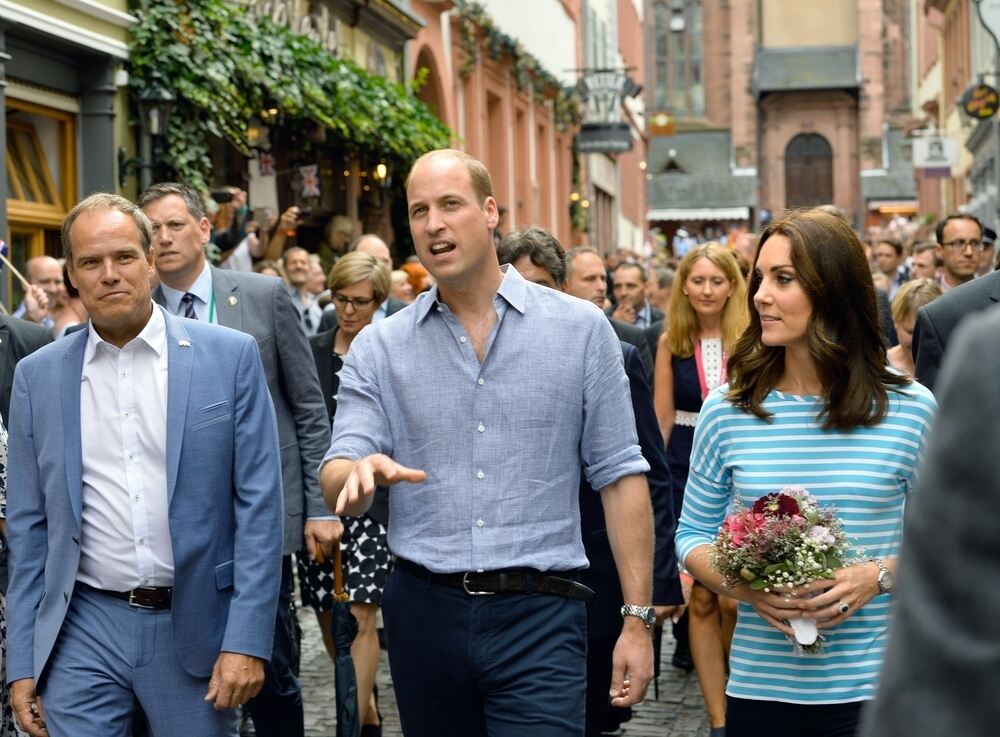 Prinz William und Herzogin Kate in Heidelberg