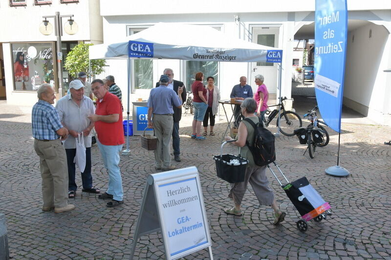 GEA-Lokaltermin in Pfullingen Juli 2017