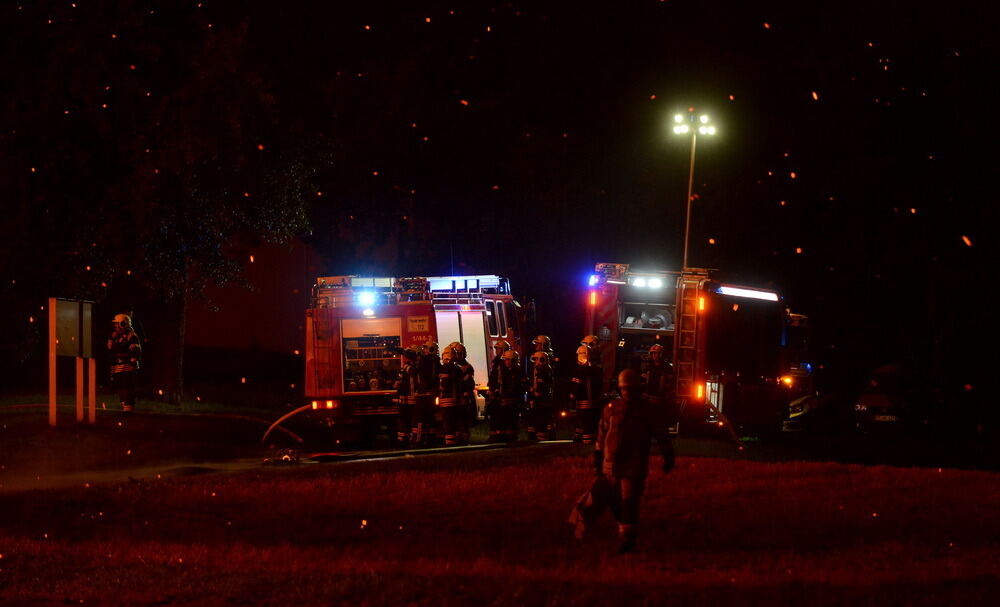 Feuer auf dem Gestütshof St. Johann