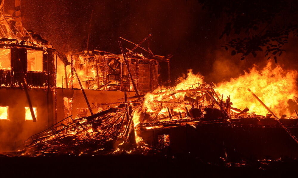 Feuer auf dem Gestütshof St. Johann