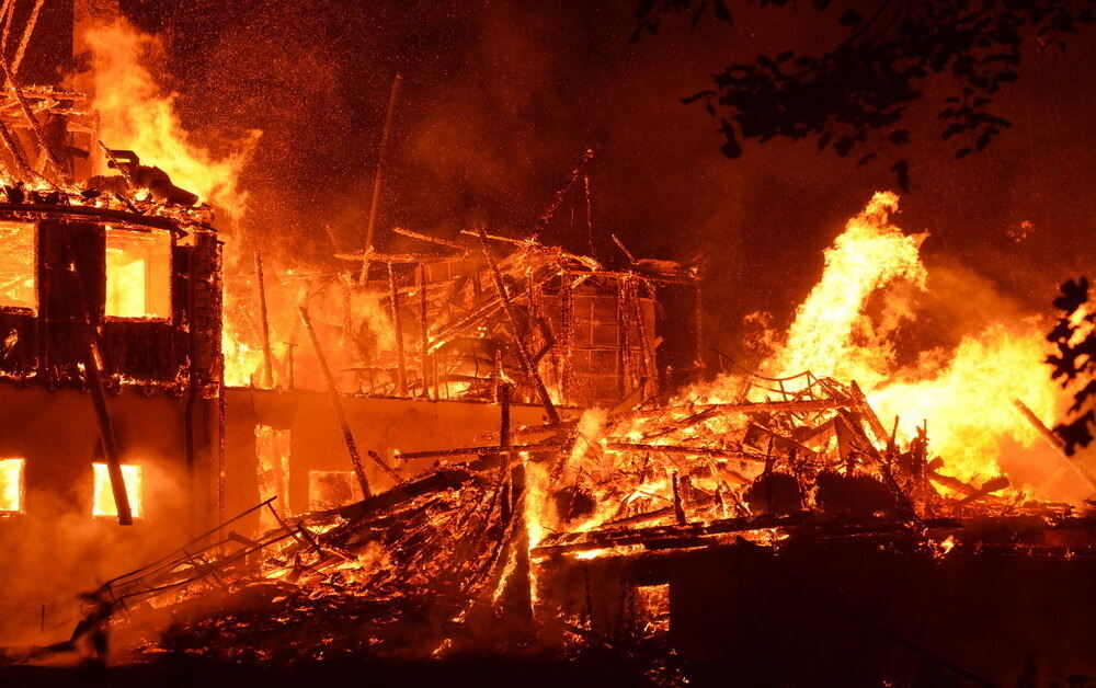 Feuer auf dem Gestütshof St. Johann