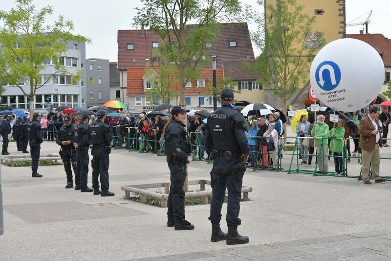 Angela Merkel beim CDU-Parteitag in Reutlingen