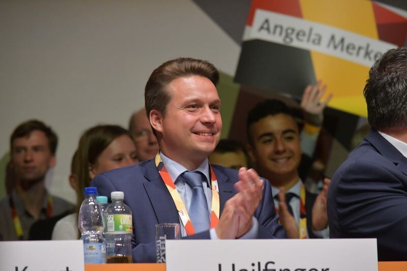 Angela Merkel beim CDU-Parteitag in Reutlingen